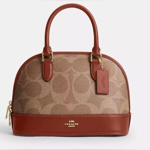 Coach Brown and Tan Crossbody Bag